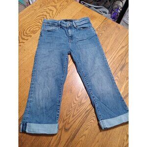 MAVI Jeans Womens 27 BLUE MARCIA CAPRI HIGH RISE Summer Preowned  Winter Cuffed